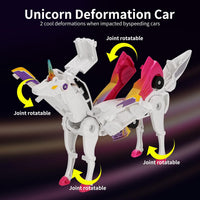lavekywasa transforming unicorn car toy made from two collision sports cars - view 7