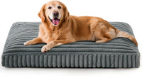 FURTIME Dog Beds Large Sized Dog, Washable Dog Bed for Crate - Grey / XL(42"x27"x4")