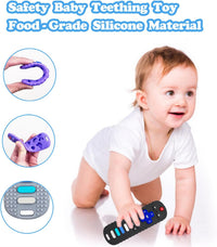 ROBBEAR Baby Teething Toys - Blue+Beige / 1 pack - image 3