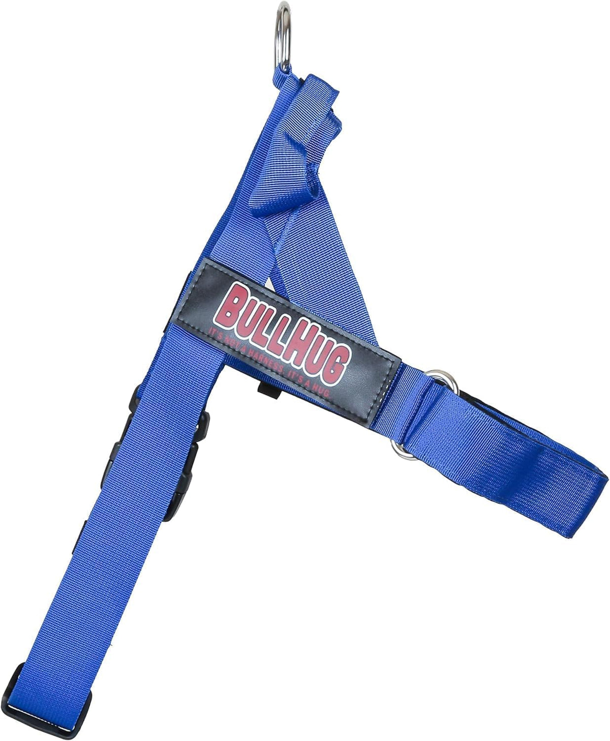 Adjustable Dog Harness, No Pull, No Choke, for English Bulldogs - ROYAL BLUE / Large - (Neck: 19" - 23" Chest: 29" - 33") - image 2