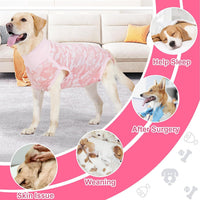 Coppthinktu dog onesie for surgery, female, with pee pad interlayer, sizes XS to XXL - view 2