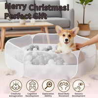 TRENDPLAY foldable pop up ball pit play tent for toddlers with storage bag - view 20