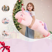 32inch Cute Giant Pink Unicorn Plush, Jumbo Soft Body Pillow Pet - 40 Inch Unicorn / 40 inch - image 2