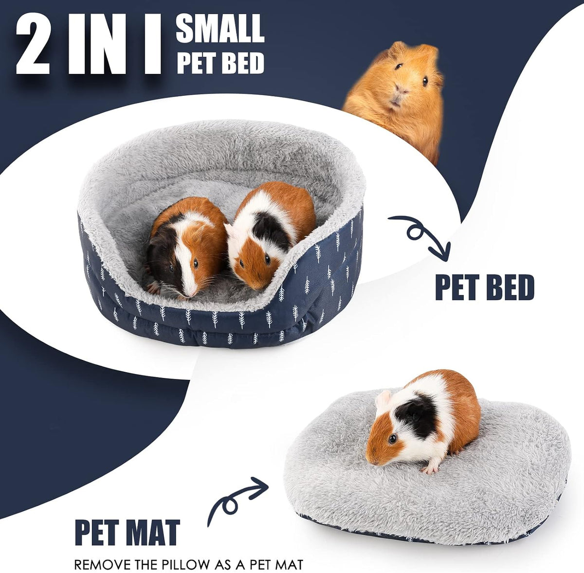 Guinea Pig Hideout, Guinea Pig Bed - Oval Cuddler - image 2