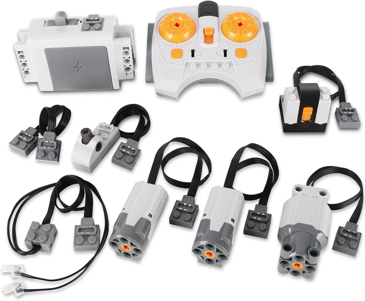 WEERSHUN 9-in-1 Motor Kit Compatible with Most Stud Building Blocks