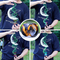 C130 YoYo Professional Responsive Yo yo Bearing for Kids Beginner - Black Gold yoyo - image 4