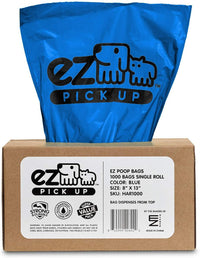 EZ Pickup 1000 Count Dog Waste Poop Bags, Unscented – Essentials for Dogs