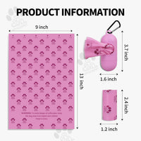 Dog Poop Bags Rolls with Dispenser 150 Count Biodegradable Bags - 1 Count (Pack of 150) / B-Purple(Lavender)-1 Dispenser+150 Bags - image 3