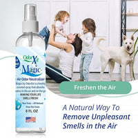 Magic Air Odor Neutralizer Spray, Powerful Dog & Cat Urine Odor Neutralizer, Safe Air Refresher for Home, Safe Odor Absorber for Pet, Closet & Any Strong Odor Remover, 8oz