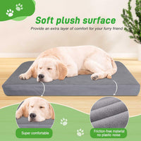 Dog Bed Covers Replacement Washable 100% Waterproof Soft Dog Bed - 42x28inch / Grey - image 4