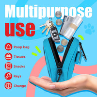 Dog Poop Bag Holder for Various Leashes - Blue - image 4