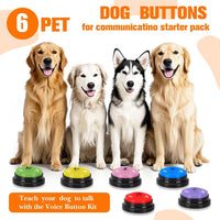 6 Pcs Dog Talking Button Set - 6 Pack‑2 Mat - image 2