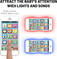 Wolmund Toy Learning Play Cell Phone with 8 Functions and Dazzling - image 4