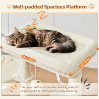 Taoqimiao Cat Tree, Suitable for Kittens - Beige / 38.5 Inches - image 4