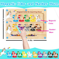 Dinosaur Toys, Magnetic Color and Number Maze - Kids Edition - image 3