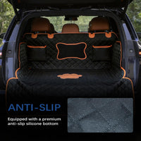 SUV Cargo Liner for Dogs,Waterproof Dog Trunk Cover with Side Flaps – Essentials for Dogs - Dog Paw / XL - image 4