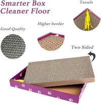 PEEKAB Cat Scratcher Cardboard Wide Scratching Board Reversible - XL-3pack - image 2