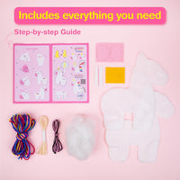 Avenir My First Sewing Kit for kids with a finished unicorn plush and pre-cut fabric pieces - view 7