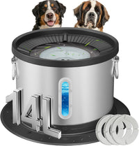 UPSKY 14L No Spill Dog Water Bowl - Black / 14L