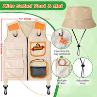 YOPINSAND Kids Explorer Kit & Bug Catcher Kit - Orange - image 2