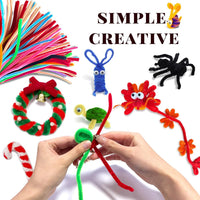Pipe Cleaners Craft Supplies - 30CM / MultiColor / 100 - image 4