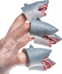 Shark Finger Puppet, Funny Animal Toy for Gifts - 5 PCS - image 4