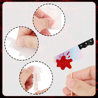 Adecortalk fall cupcake toppers, 48 glitter pumpkin, leaf and turkey picks in 8 designs - view 24