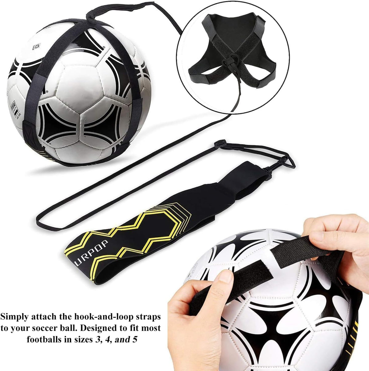 Surpop Soccer/Volleyball/Rugby Trainer - black - image 4