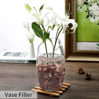 2 lbs Succulent and Cactus Pebbles Gravel, 3/8 Inch Decorative Red River Rocks for Plants Indoor, Vases, Terrarium, Potted Top Dressing and Outdoor Decorative Stones