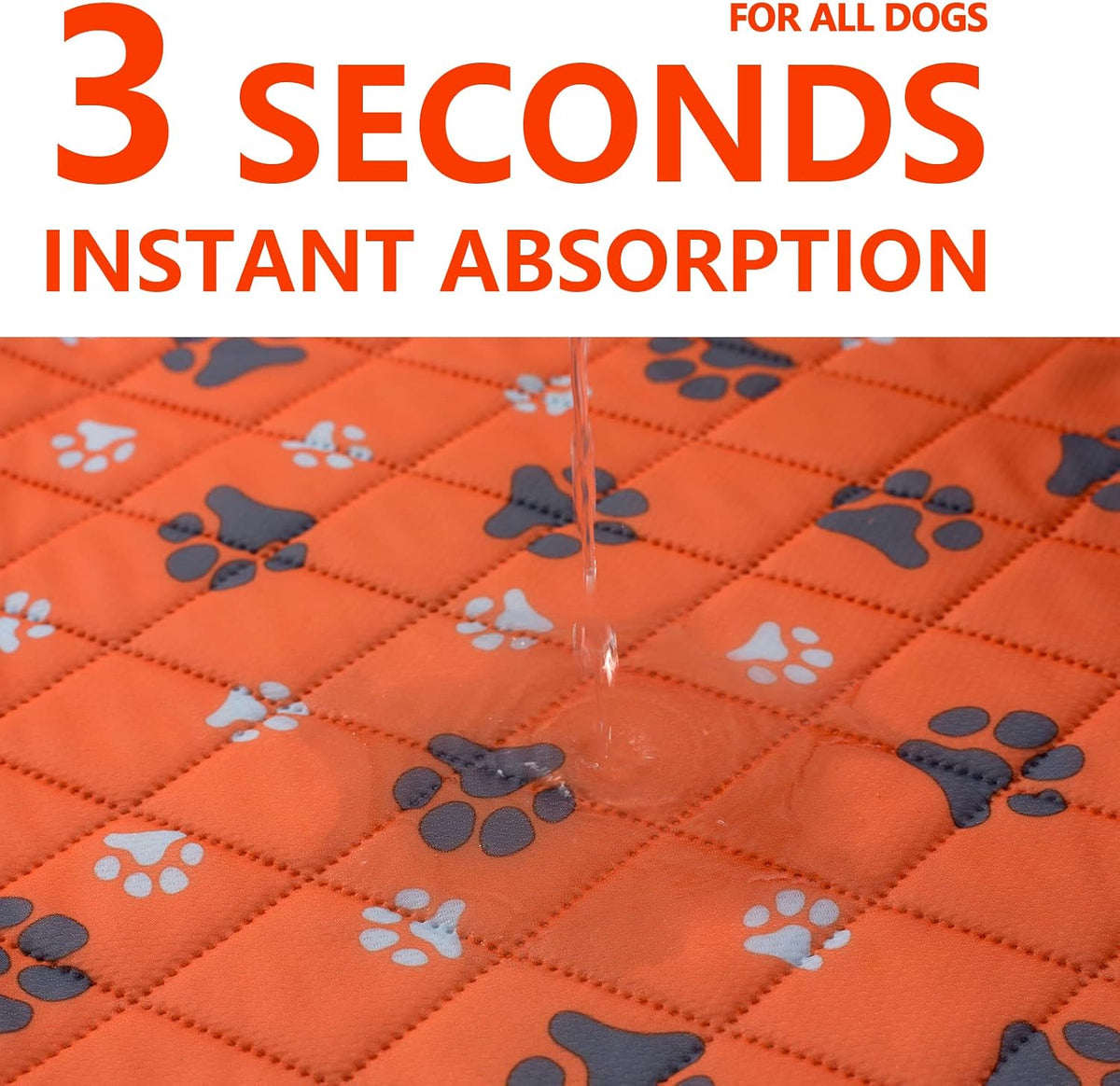 Washable Pee Pad for Dogs of 2Pack Reusable Puppy Non-Slip Pet - 31*36 / Pink - image 2