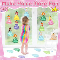 QOUBAI 32 Sets Halloween Bats Suncatchers Craft Kit DIY Window - Princess - image 4