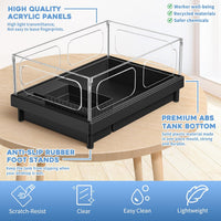 MoonOrange Small Turtle Tank Kit - Black +Filter - image 2