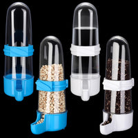 Weewooday 4 Pcs Bird Water Feeder Cage, Blue, White - Blue, White / 280 ml / Trendy Style
