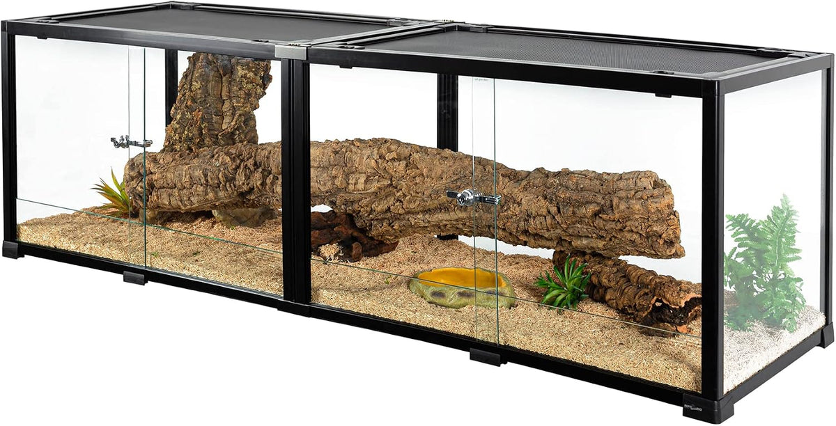 REPTIZOO 84 Gallon Large Reptile Terrarium Extra-Long 60" x 18" x 18" - 60" x 18" x 18" - image 2