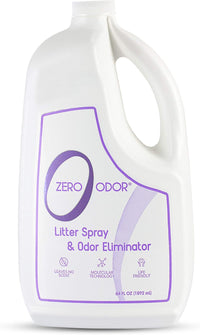 Zero Odor Litter Box Odor Eliminator Spray - 64 Fl Oz (Pack of 1)