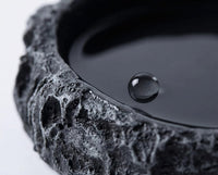 2Pcs Reptile Water Bowl, Feeding Dish for Leopard Gecko Lizard – Essentials for Reptiles And Amphibians - Black - image 3