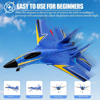 Crohorizon foam RC airplane for beginners with six-axis gyro and lights - view 25