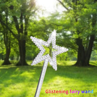 KOMIDK 13 Inches Fairy Wand Star Wand Princess Angel Wands – Fun for Kids & Family - image 3