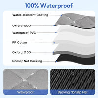 Kytely Dog Car Seat Cover for Back Seat,Waterproof Hammock with Mesh Window, Anti-Scratch Nonslip Car Seat Protector for Dogs, 600D Heavy Duty Dog Seat Cover for Cars Trucks and Suvs Gray