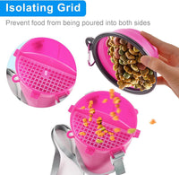 Dog Travel Water Bottle Collapsible Bowls - Pink - image 4