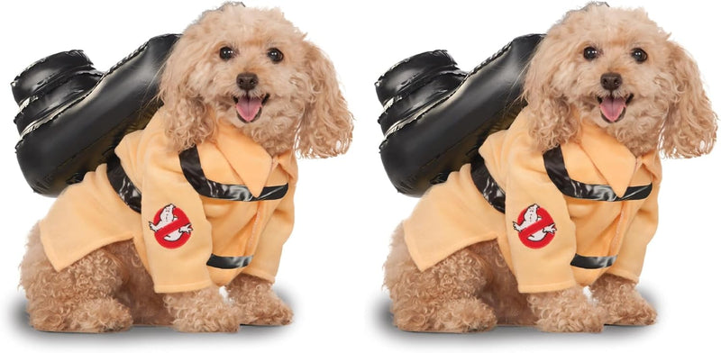 Rubies at Party City Ghostbusters: Ghostbusters Pet Costume - Extra Large (Pack of 2) / Yellow