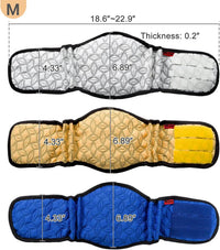 Mkono Belly Bands for Male Dogs - Blue,White,Yellow / Medium - image 2