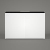 LANDEN Aquarium Stand and Cabinet, for up to 105Gal Tank, Fish Tank, Nano Foam Leveling Mat Included, Contemporary and Simple Design W47.2xD23.6xH31.49 in Wooden Matte White Painted (Stand Only)