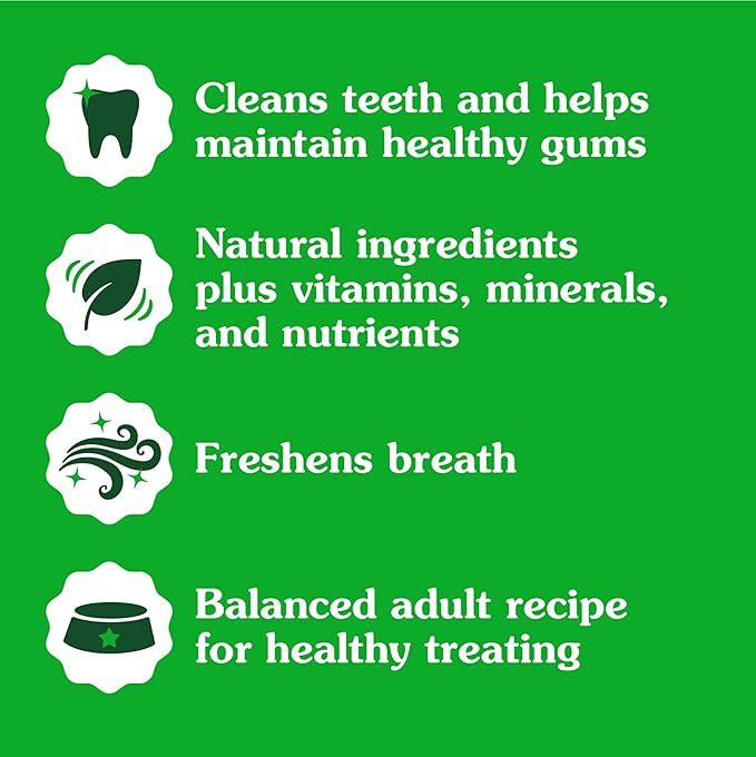 Greenies Petite Dental Dog Treats, Fresh Flavor, 12 oz. Pack (20 Treats)