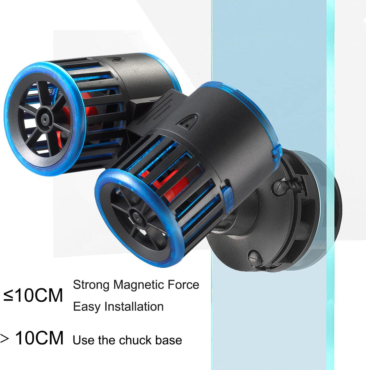 Carefree Fish Aquarium Magnetic Dual Powerheads 25W 5400Gph - 25W(Dual Heads) - image 2