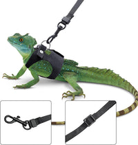 3PCS Bearded Dragon Harness and Leash Set - Black - image 2