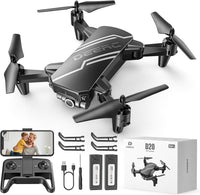 DEERC D20 Mini Drone for kids 1080P HD FPV Camera Remote Control - D20-Black