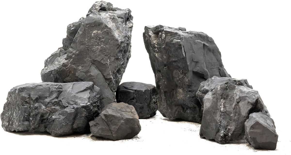 Aquarium Rock 5lb Fish Tank Stones for Aquarium Aquascape - 10LB(7pcs)3-7in.