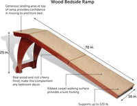 PetSafe CozyUp Bed Ramp, Supports Pets Back & Joints - Cherry / Ramp - image 3