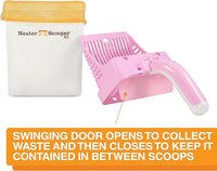 Neater Pet Brands Neater Scooper XL Cat Litter Scoop, 60 Refill Bags – Extra-Large Capacity Mess-Free Cat Litter Scooper with Bag for Large & Multiple Cats, Spill-Proof Litter Box Scooper with Holder